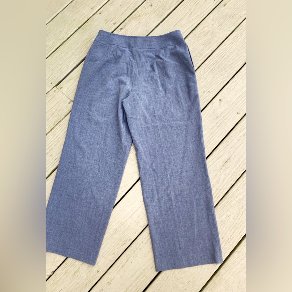 Talbots - Woman’s gray (stretch) straight leg trousers, Size: 12P - Picture 2 of 8